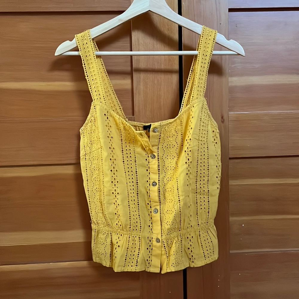 Etam Paris Yellow Tank Top